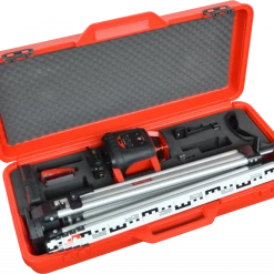 Futech Laser Rotatif 050.09.1E.CS Mallette Red Runner Set Rotation Laser Incl. Récepteur, Trépied, Règle + Valise -d’appareils de mesure Soldes Boutique 050 09 1e cs mallette red runner set rotation laser incl recepteur trepied regle valise 3