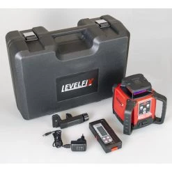 Levelfix Laser Rotatif 554510 550H Laser De Construction Horizontal Autonivelant + Mètre + Trépied