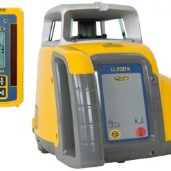 Spectra Physics Laser Rotatif 600601 LL300N Laser De Chantier Rotatif + Trépied + Récepteur + Télécommande (rechargeable)