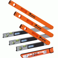 Nedo Goniomètre NV405216 Shopeltronic 450 Mm Niveau à Bulle Numérique Avec Manchon