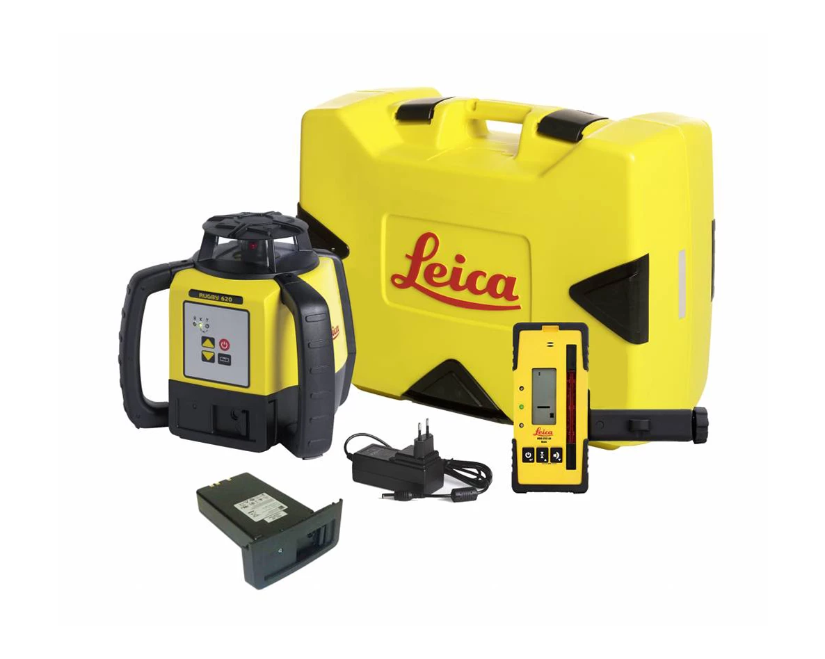 Leica Laser Rotatif Rugby 620 Laser De Construction Autonivelant + Récepteur Rod Eye 140 6005984 1 Leica Laser Rotatif Rugby 620 Laser De Construction Autonivelant + Récepteur Rod Eye 140 6005984