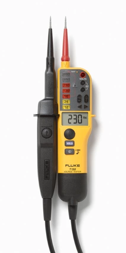 Fluke Détecteur De Tension Testeur De Tension Et De Charge T130 Avec écran LCD éclairé 1 Fluke Détecteur De Tension Testeur De Tension Et De Charge T130 Avec écran LCD éclairé